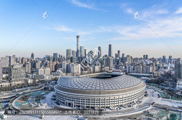 北京工人體育館地標建筑