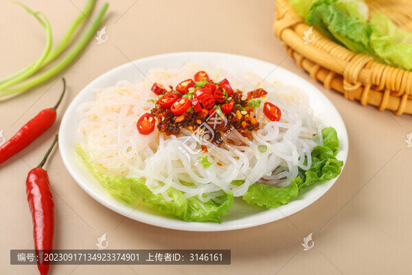 爽口魔芋粉小涼菜