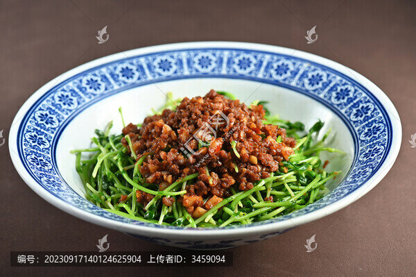蒜香焗豌豆苗