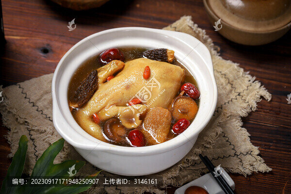 珍菌雞湯燉雞湯