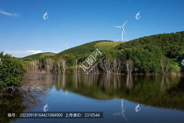 湖光山色的自然風(fēng)光
