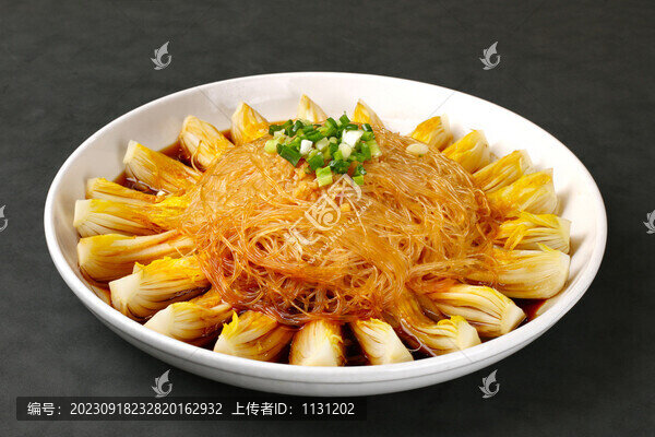 蒜茸粉絲娃娃菜