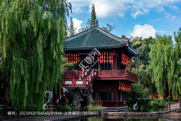 廣漢房湖公園冰光閣