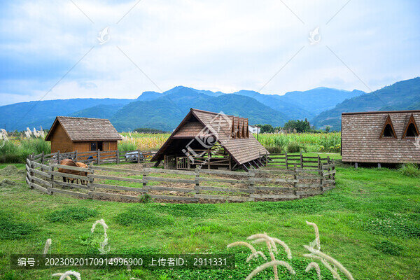 觀光農(nóng)業(yè)生態(tài)養(yǎng)牛場牛舍牛圈