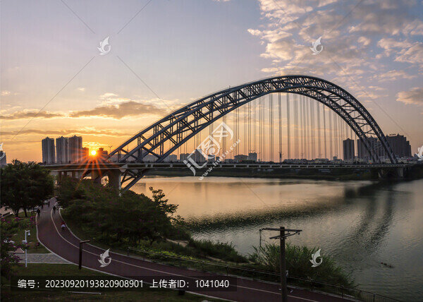 永和橋朝霞