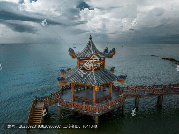 古漁村海景風(fēng)光