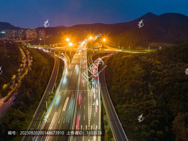 航拍濟(jì)南二環(huán)南路扳倒井立交橋