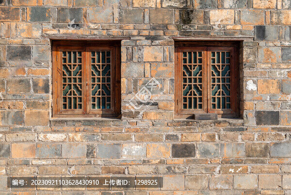 老民居木格窗戶