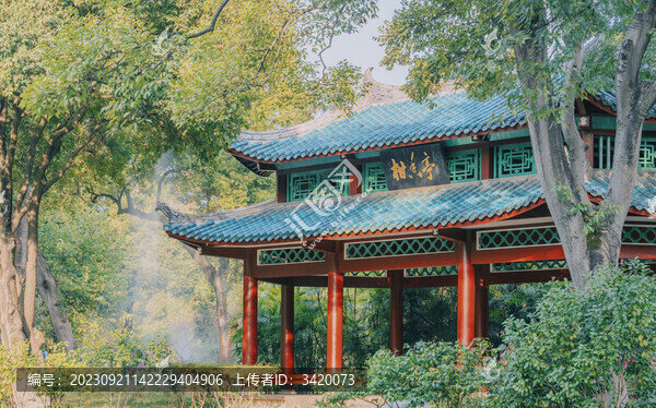 中國廣西柳州柳侯公園柑香亭