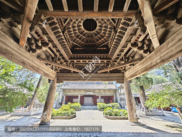 竇大夫祠獻(xiàn)殿藻井