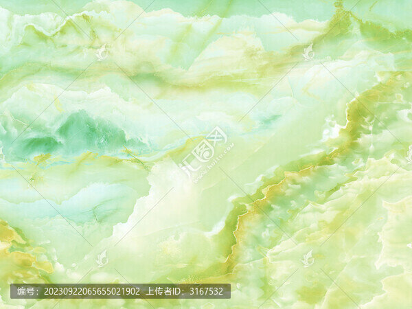 綠色山水玉石紋理