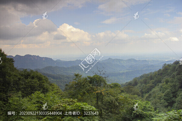 都江堰青城外山晴天