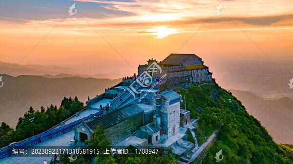 祝融峰夕照