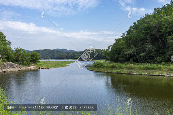 黃陂月亮湖風光