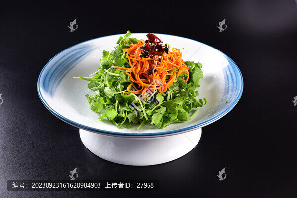 三葉香拌蟲草花