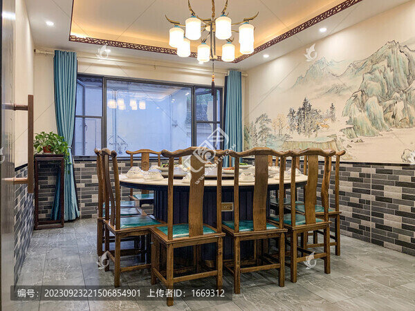 中國風(fēng)酒店包間裝修