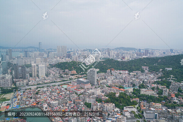 航拍廈門城市風(fēng)光都市風(fēng)景