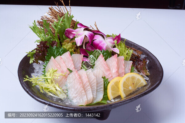 章紅魚刺身