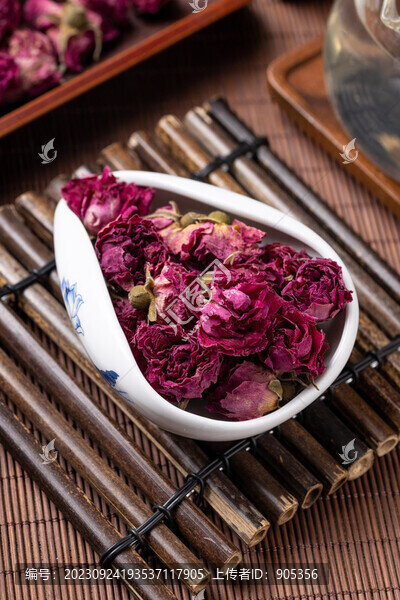玫瑰花冠茶