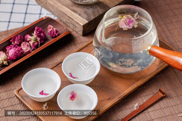 玫瑰花冠茶
