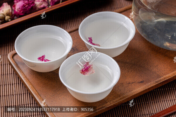 玫瑰花冠茶