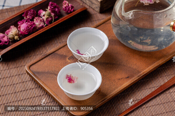 玫瑰花冠茶