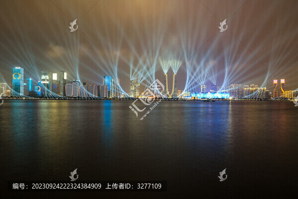 杭州錢江新城燈光秀