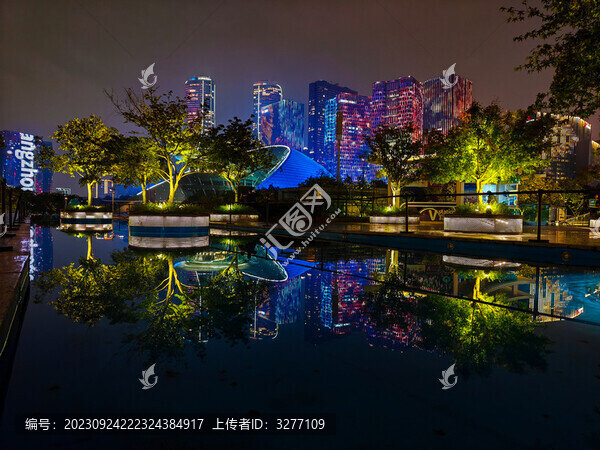 杭州城市陽臺燈光秀
