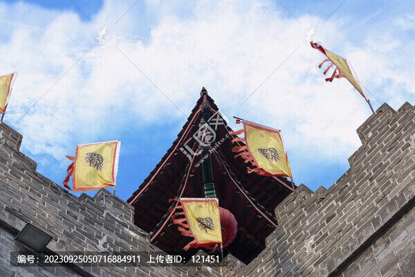 古建筑仰拍