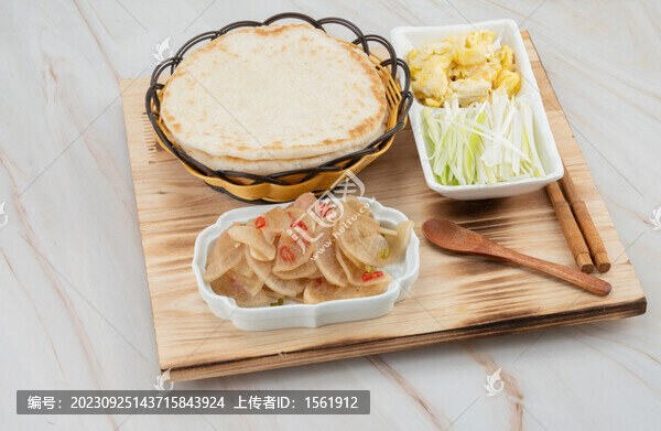 卷餅燒餅小菜