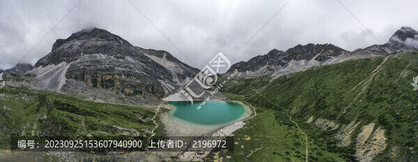 寬幅稻城亞丁風(fēng)光全景圖