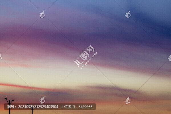 七彩霞光