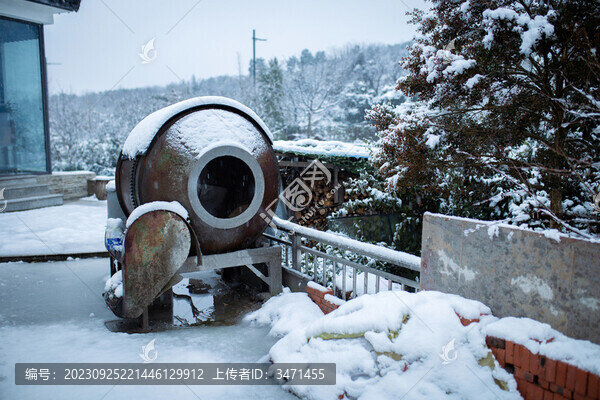 太湖冬雪