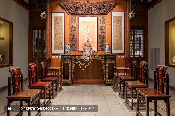 古代廳堂家具陳列
