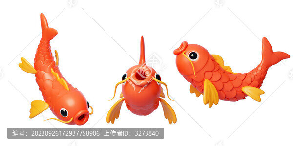 新年傳統(tǒng)喜慶活動(dòng)幸運(yùn)錦鯉3D