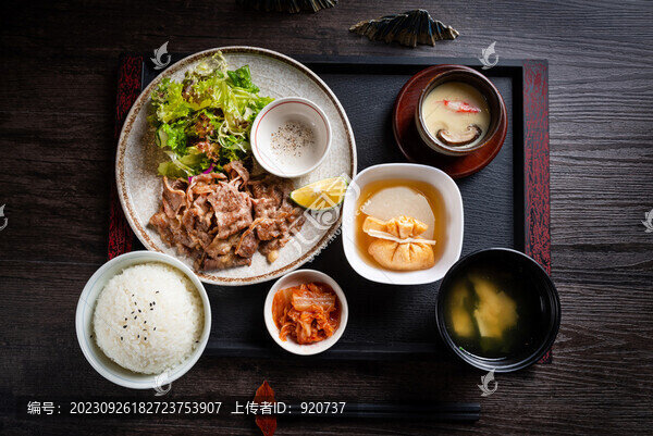 日式肥牛定食