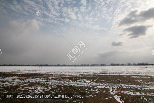 昆承湖雪景