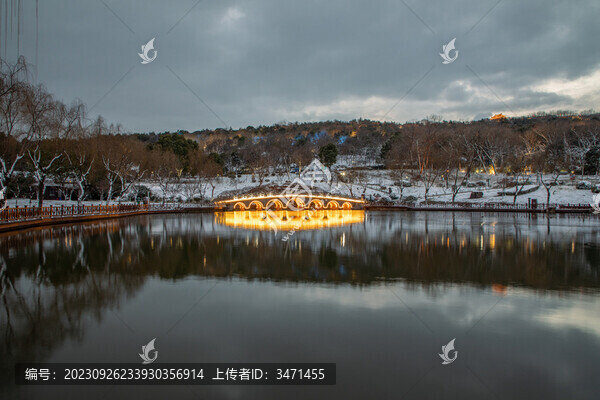 印山湖夜景
