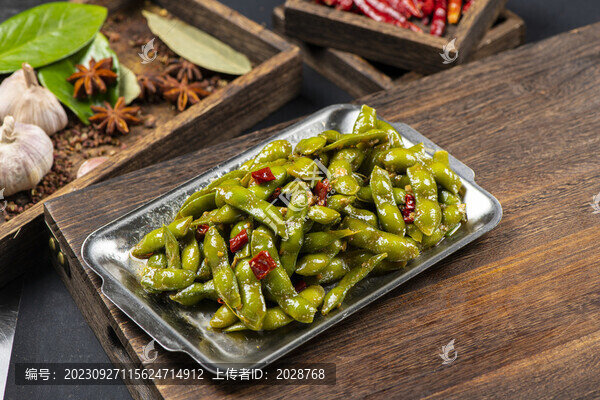 水煮毛豆