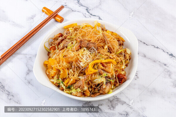 豬頭肉炒米粉