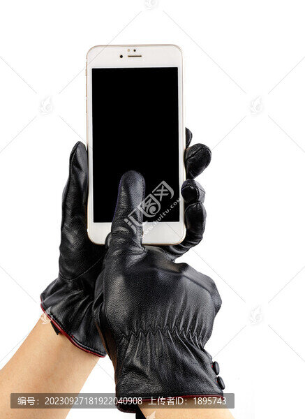 戴手套操作手機