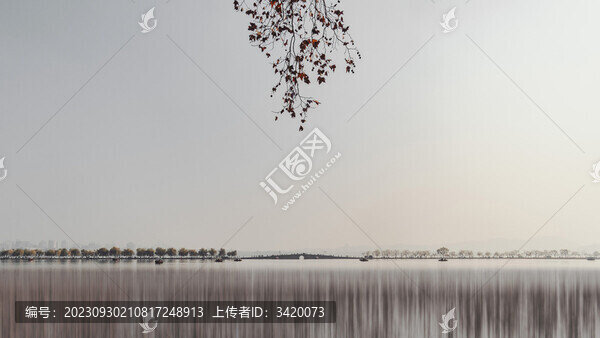 浙江杭州西湖景點白堤