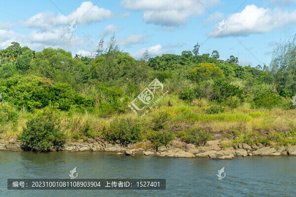 海南萬泉河熱帶沿岸風(fēng)光