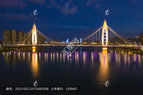 灞河橋夜景
