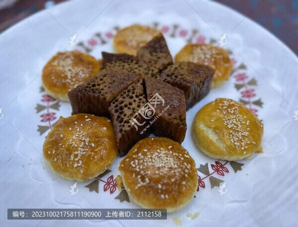 老婆餅與蜂巢糕