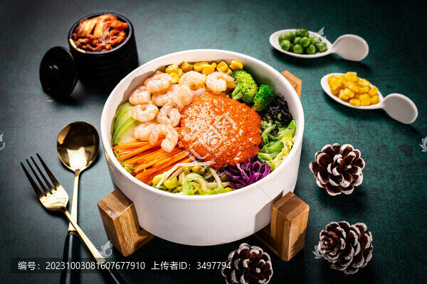 蟹黃蝦仁拌飯
