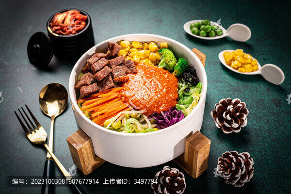 牛肉蟹黃拌飯