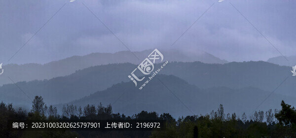 水墨山水攝影圖
