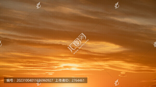 黃昏天空晚霞