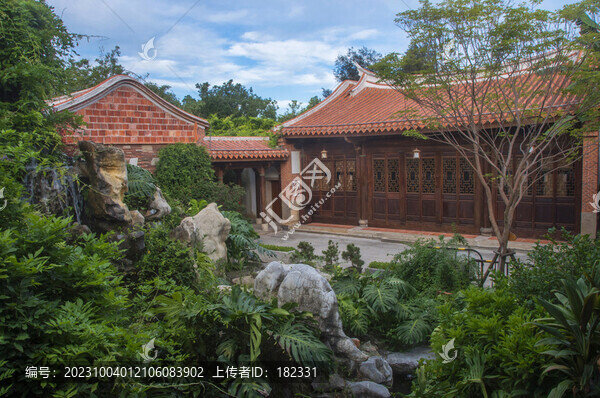 中式花苑風(fēng)景